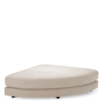 Modular Sofa Lounge Club lurano ivory - Ottoman half round