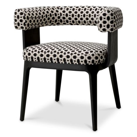 Dining Chair Dubois black oak veneer sunbeam black