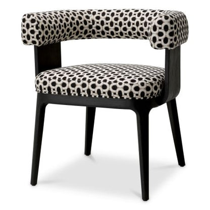 Dining Chair Dubois black oak veneer sunbeam black
