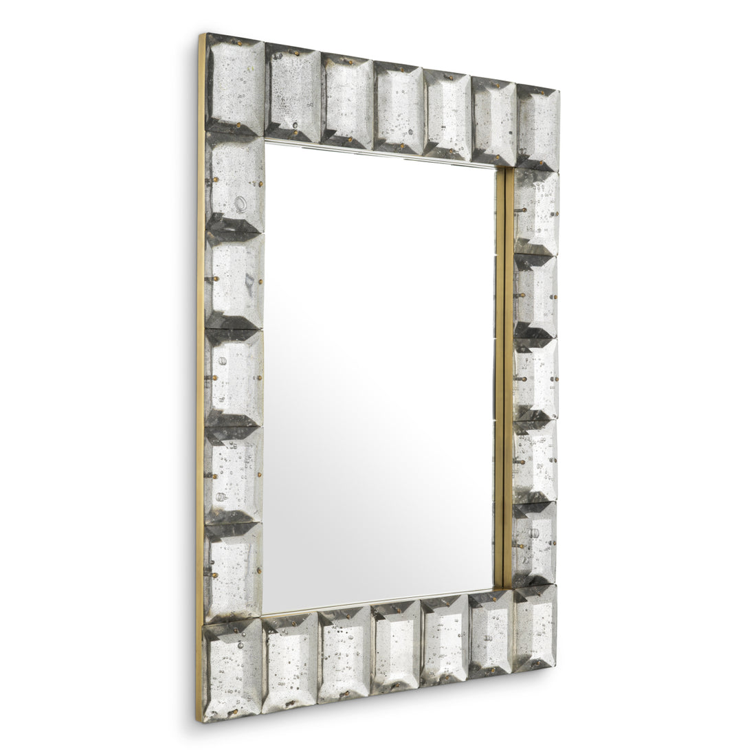 Mirror Mariani vintage brass finish