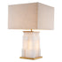 Table Lamp Fabiano alabaster incl shade