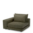 Modular Sofa Lounge Club velora moss green - Corner S left