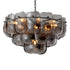 Chandelier Gustave smoke glass