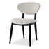 Dining Chair Allston classic black finish sentier cream