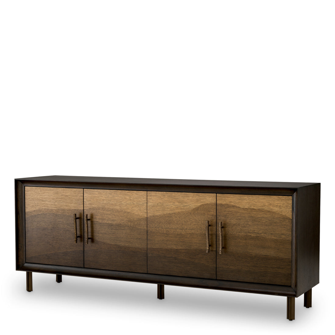 Dresser Chinnery charcoal brown oak veneer