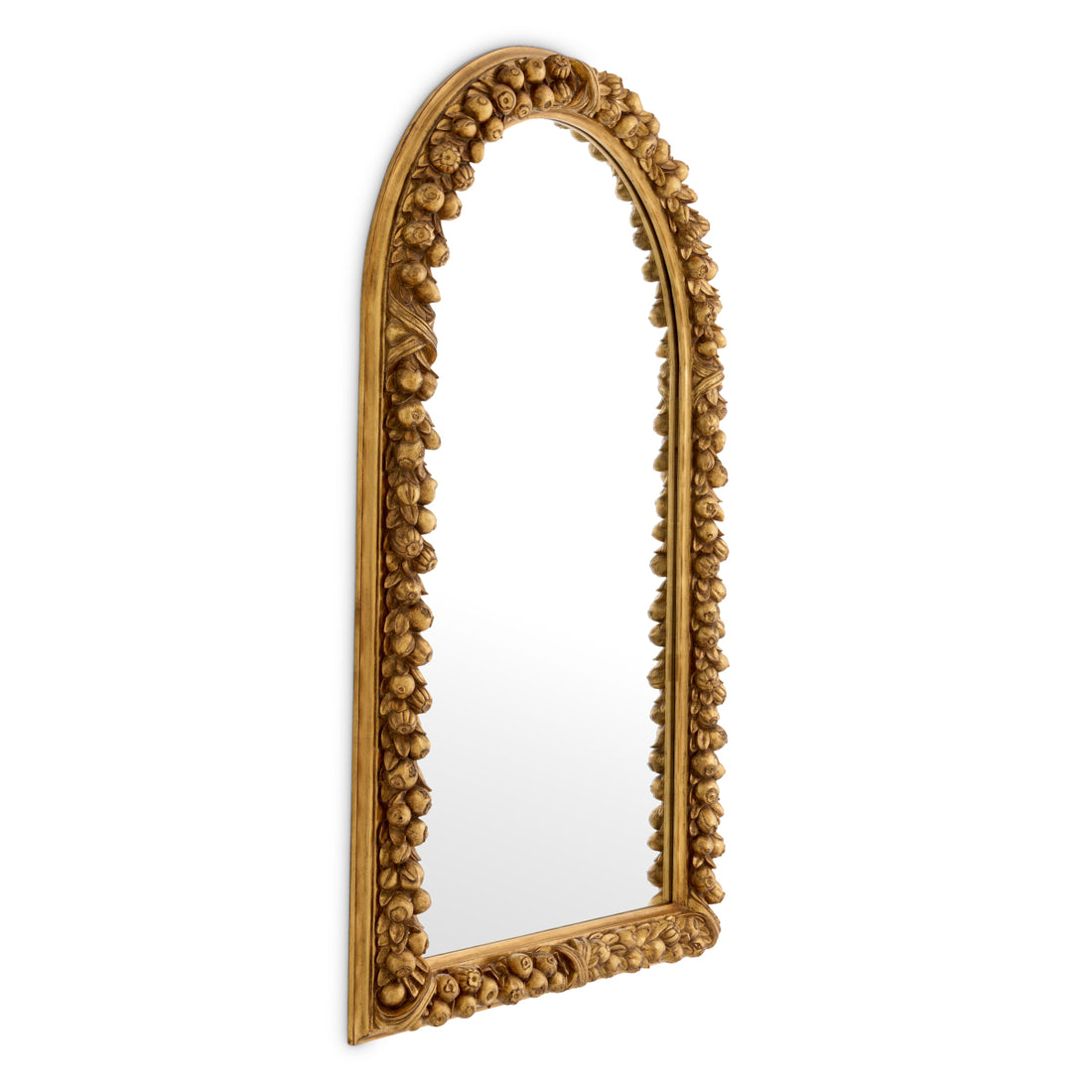 Mirror Fairlane antique gold finish