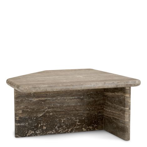 Coffee Table Ciro S silver travertine