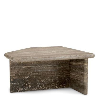 Coffee Table Ciro S silver travertine