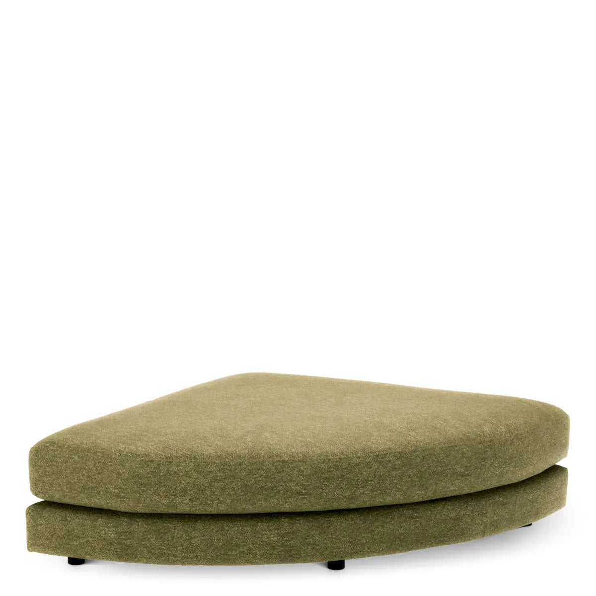 Modular Sofa Lounge Club lurano moss green - Ottoman half round