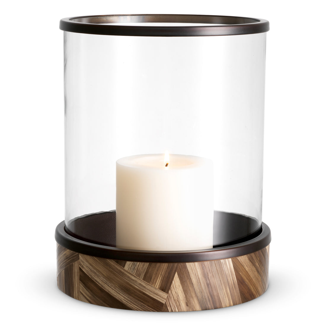 Hurricane Harvard straw marquetry brown