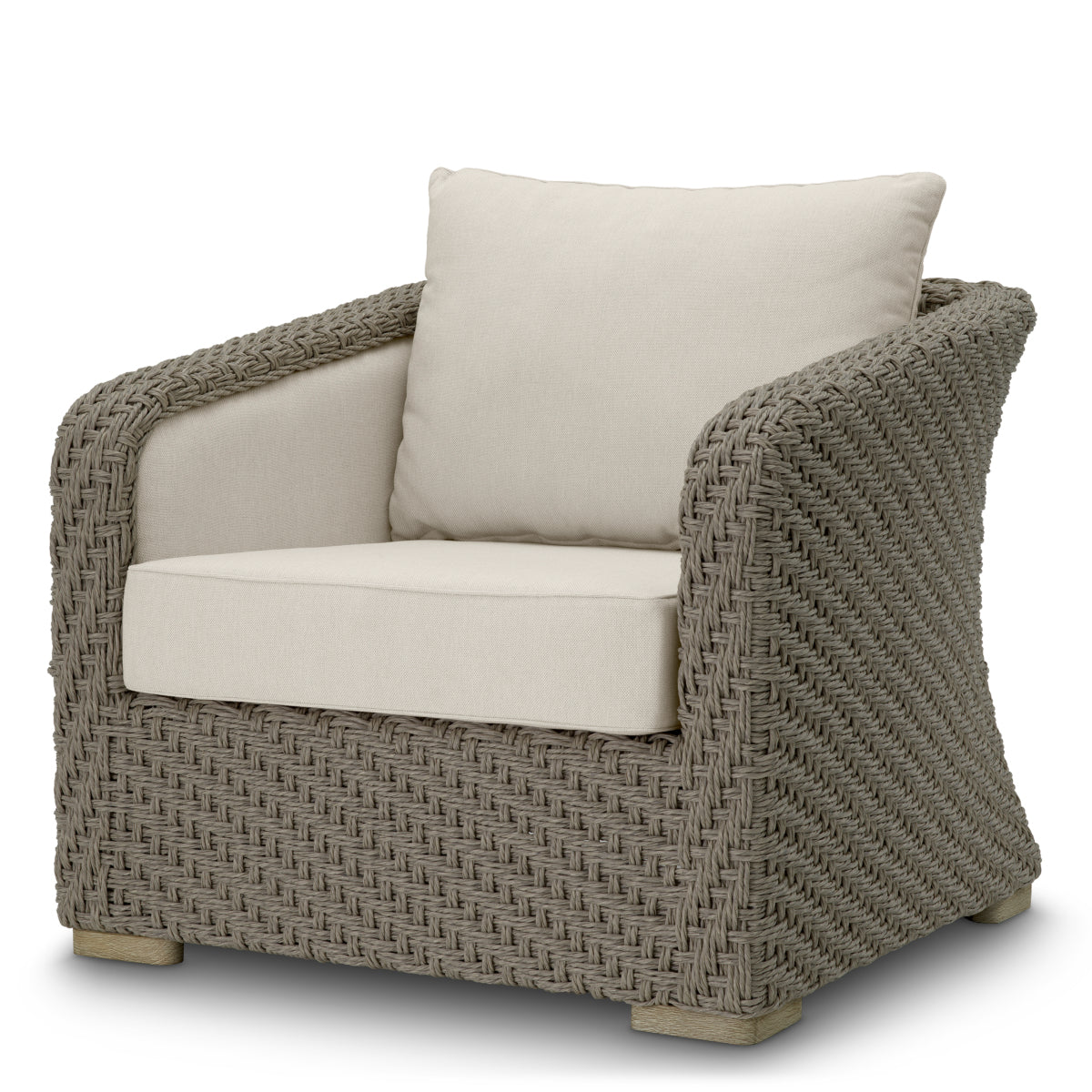 Outdoor Chair Bryson faux woven rattan viola sand