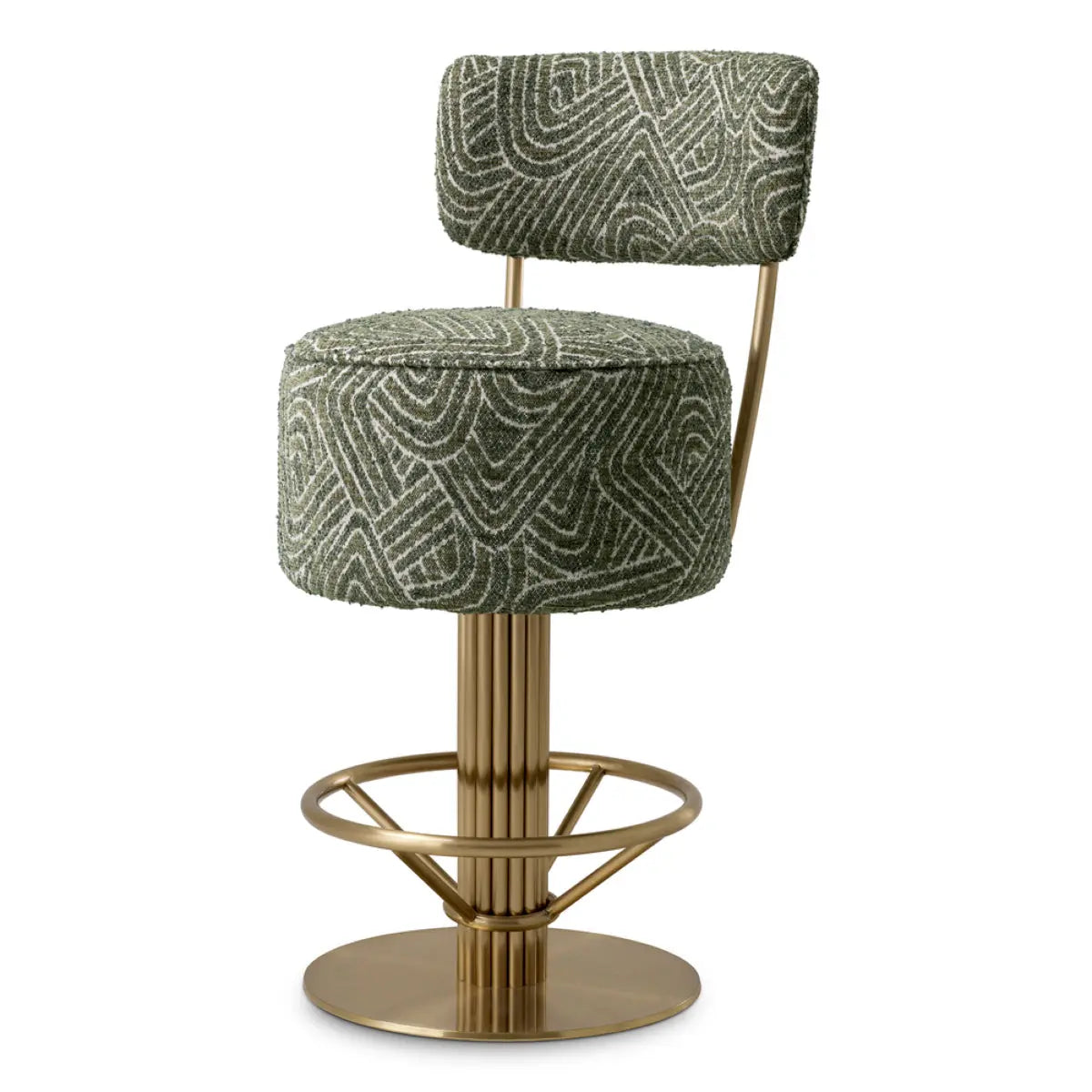 Counter Stool Carleton with back Eichholtz