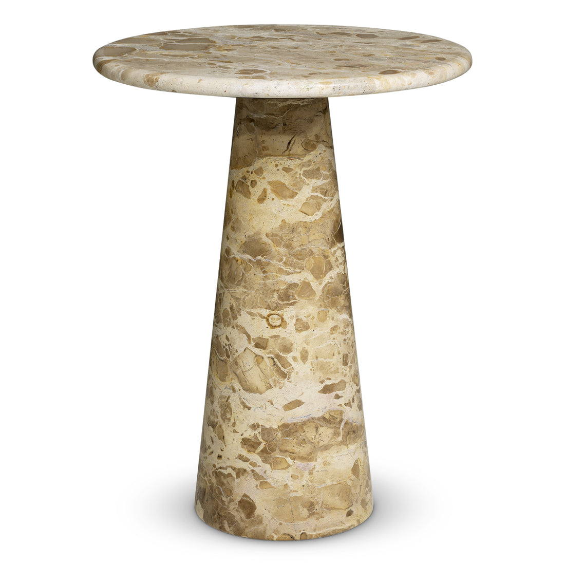 Side Table Adriana L chocolate marble