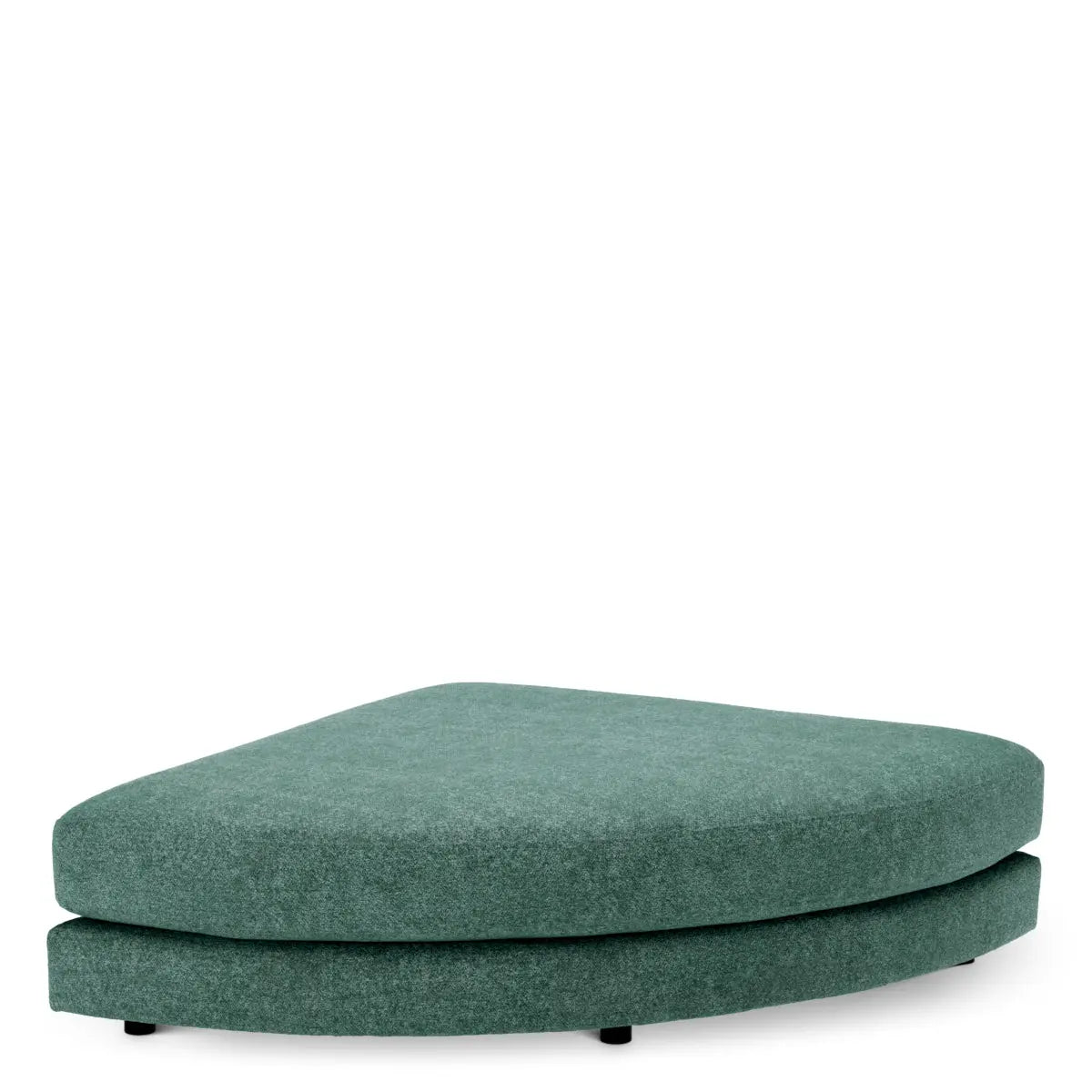 Modular Sofa Lounge Club velora sea green - Ottoman half round