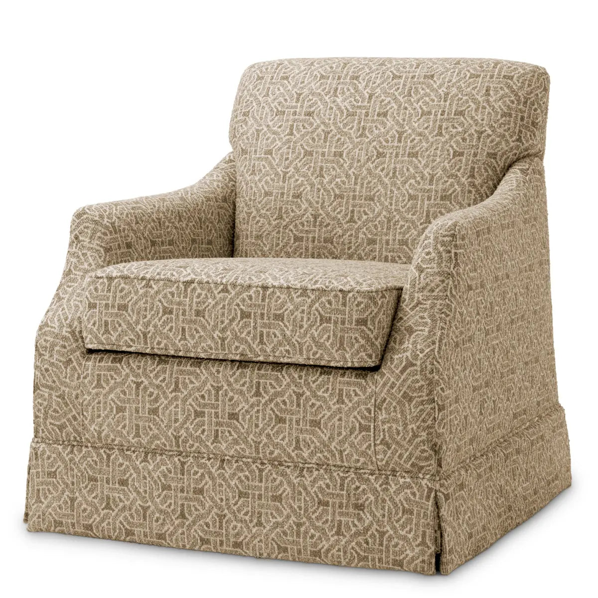 Chair Madison frieze jacquard beige