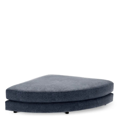Modular Sofa Lounge Club montier blue - Ottoman half round