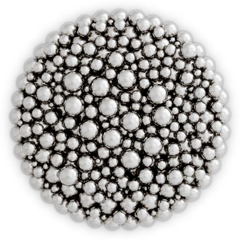 Wall Object Silvershore polished steel