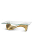 Coffee Table Chambertin vintage brass finish