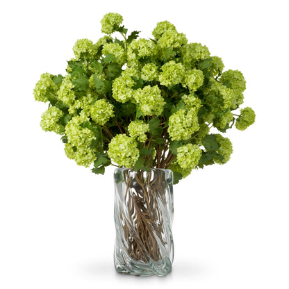 Bouquet Of Hydrangeas snowball green real touch 36 pcs