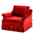 Chair Verplanck wrey velvet red