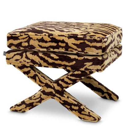 Stool Cordoba tigris brown