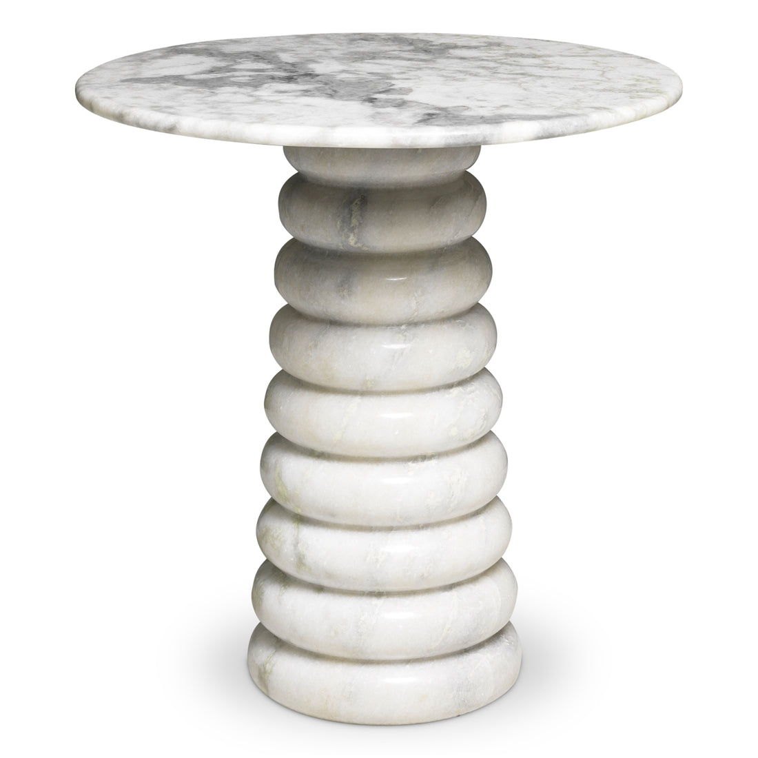 Side Table Lerici white marble