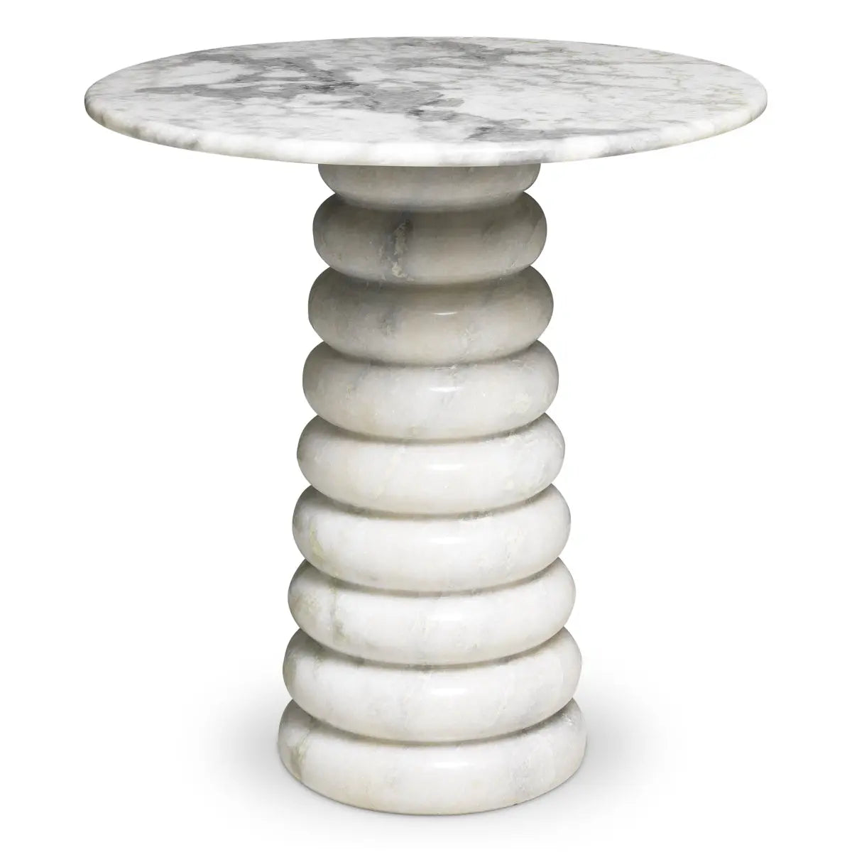 Side Table Lerici white marble