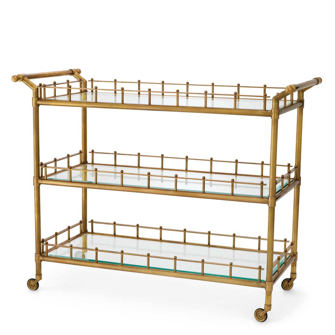 Trolley Scarlett L vintage brass finish