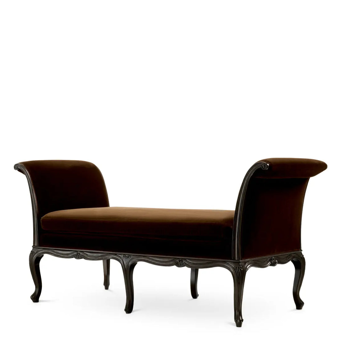 Bench Hampshire eucalyptus finish sonoma brown velvet