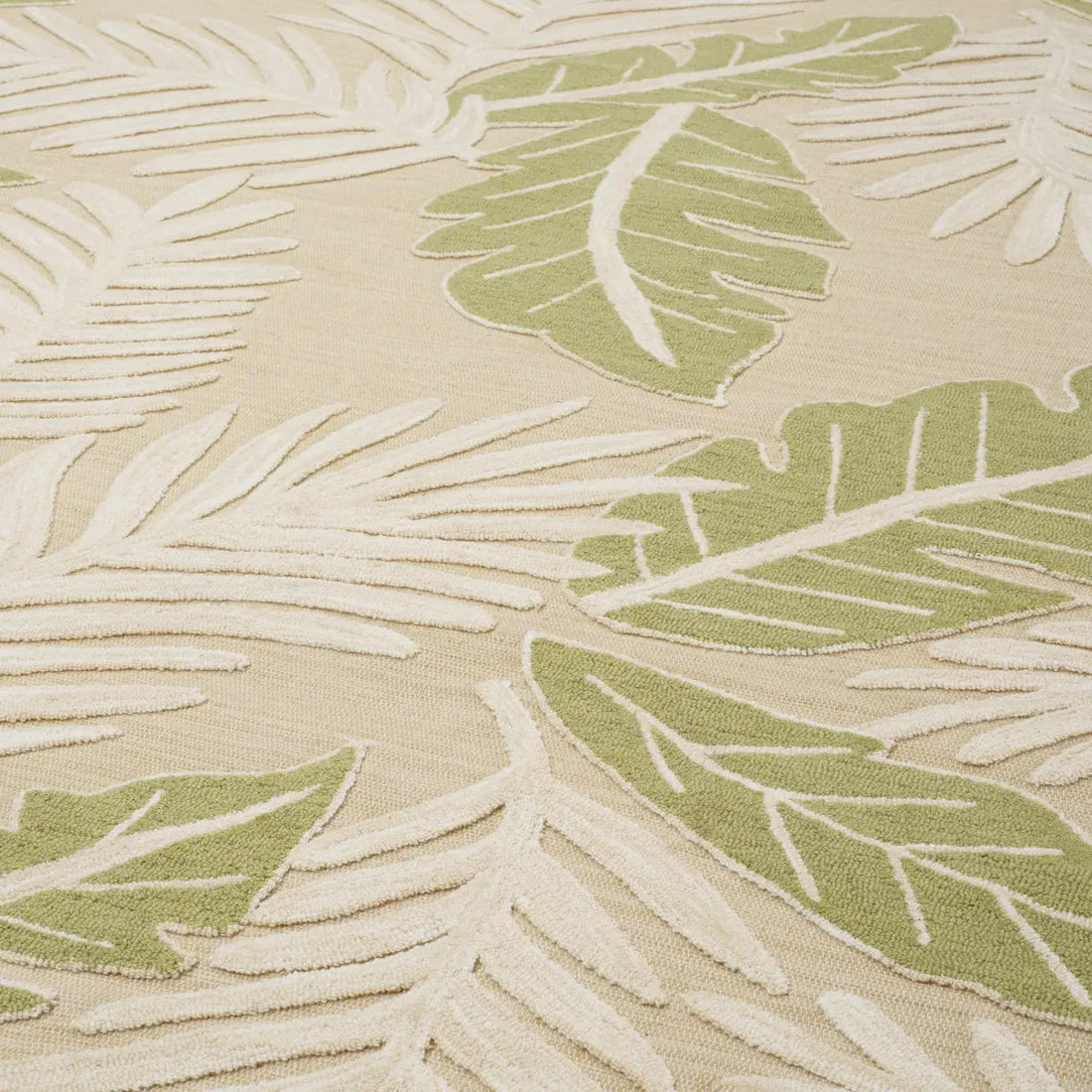 Rug Verdure beige green 300 x 400 cm