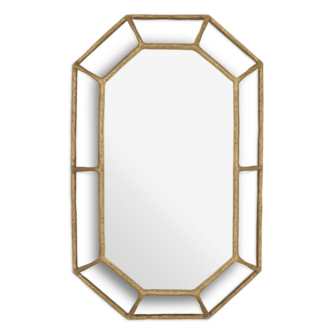 Mirror Rinaldi vintage brass finish