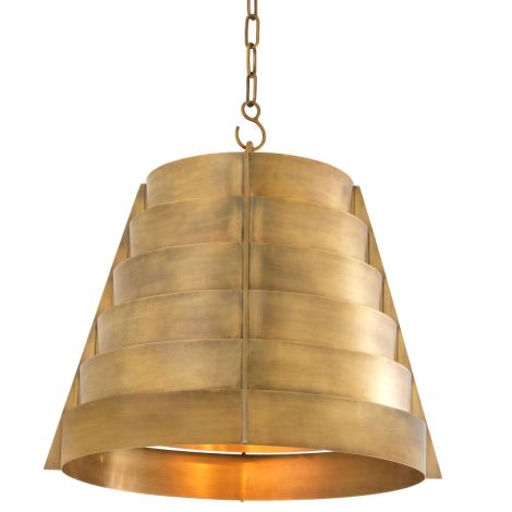 Pendant Fitzroy vintage brass finish