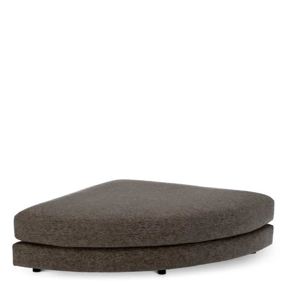 Modular Sofa Lounge Club montier dark grey - Ottoman half round