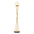 CDJ Floor Lamp Izzy antique brass finish alabaster