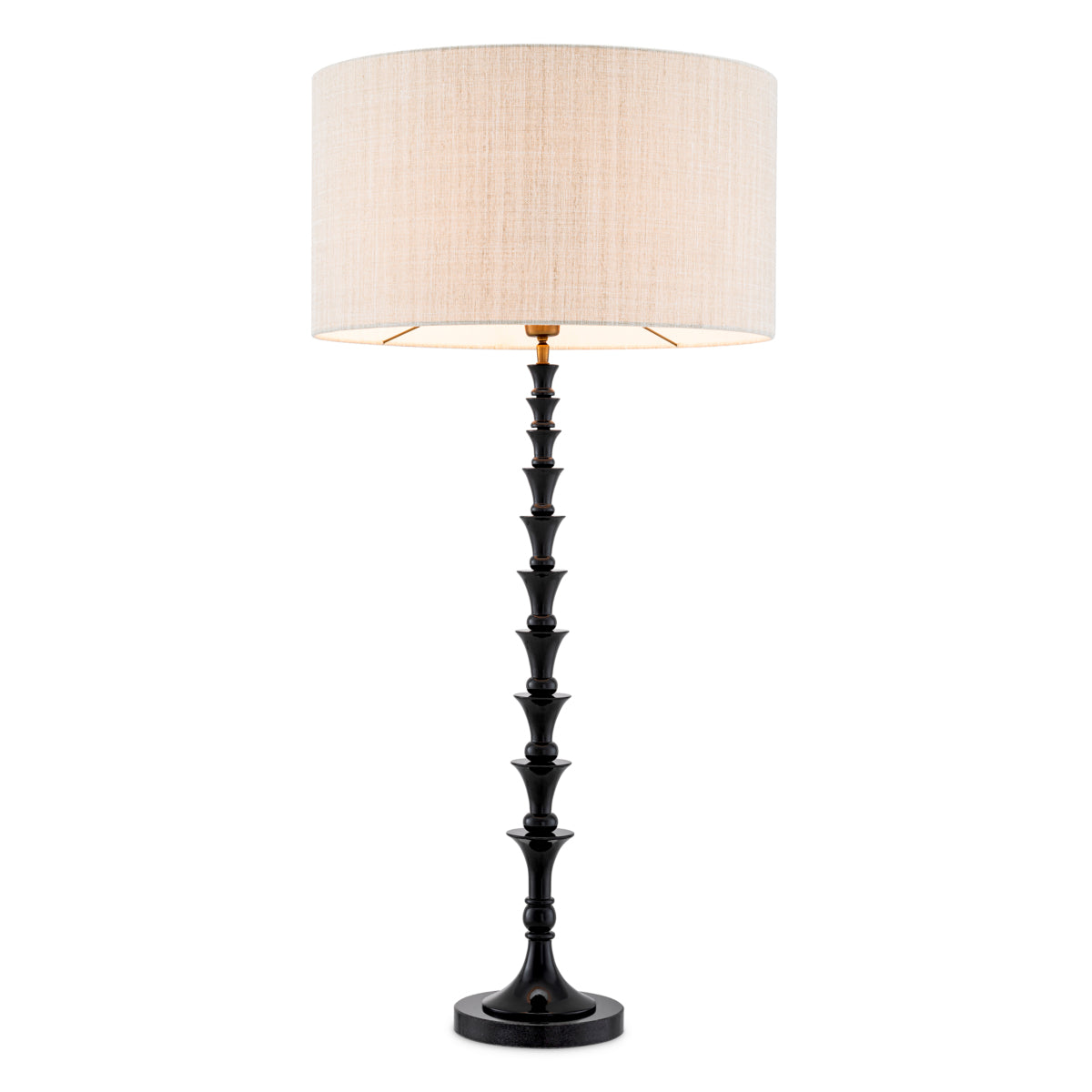 Table Lamp Arabella piano black finish incl shade