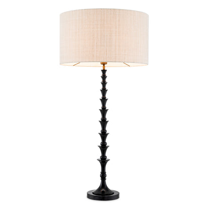 Table Lamp Arabella piano black finish incl shade