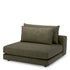 Modular Sofa Lounge Club velora moss green - Middle