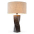 Table Lamp Camelia vintage brown ceramic incl shade