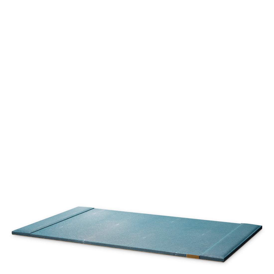 Desk Blotter Scaleo faux blue shagreen