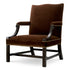 Chair Elisha eucalyptus finish sonoma brown velvet