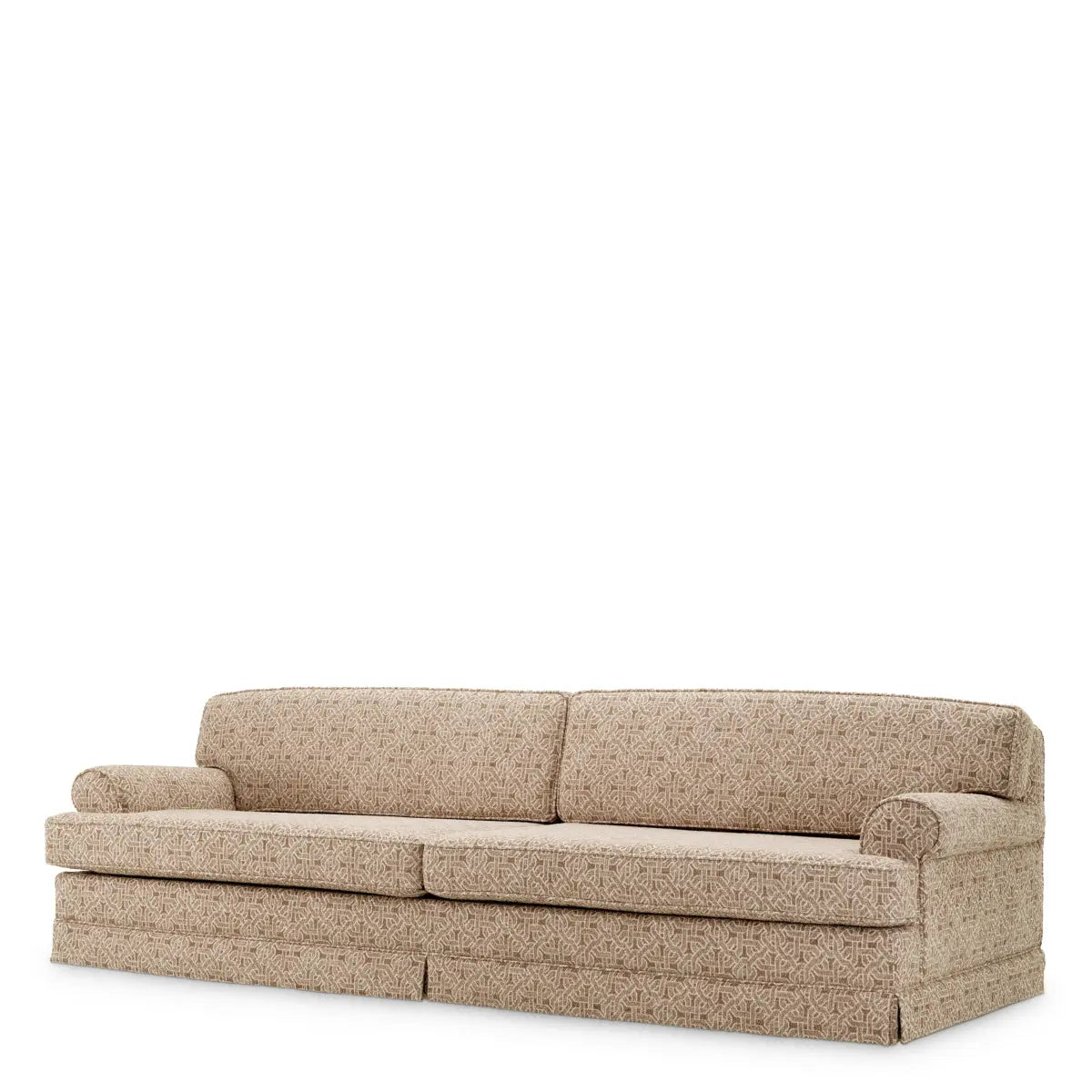 Sofa Madison frieze jacquard beige