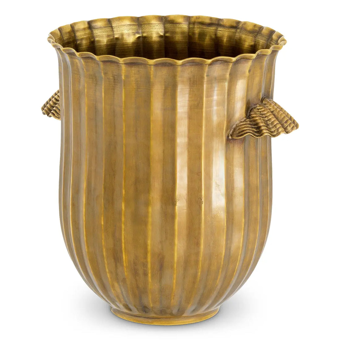 Wine Cooler Sutera vintage brass finish