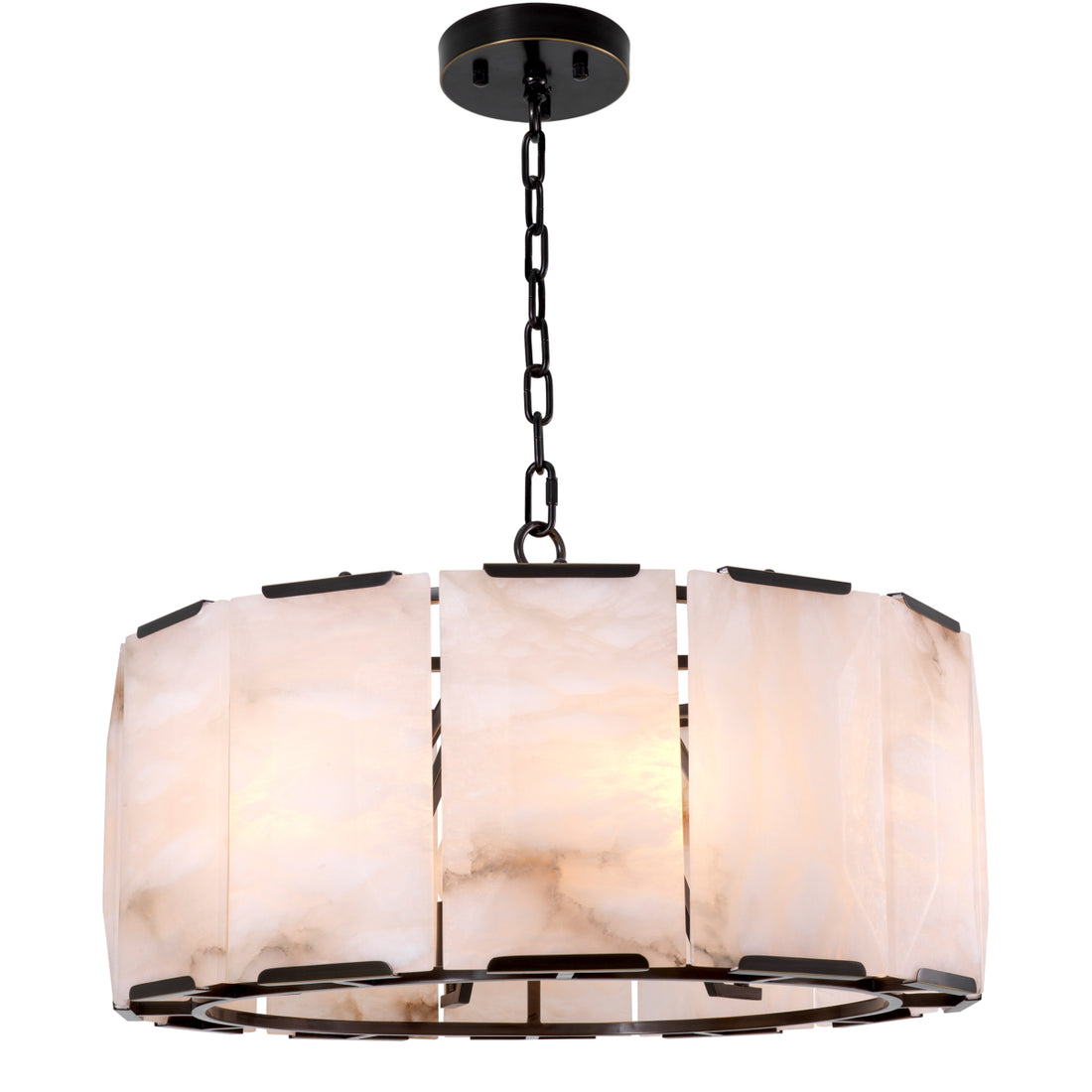 Chandelier Ortiz bronze highlight finish