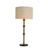 Table Lamp Lucente vintage brass finish incl shade
