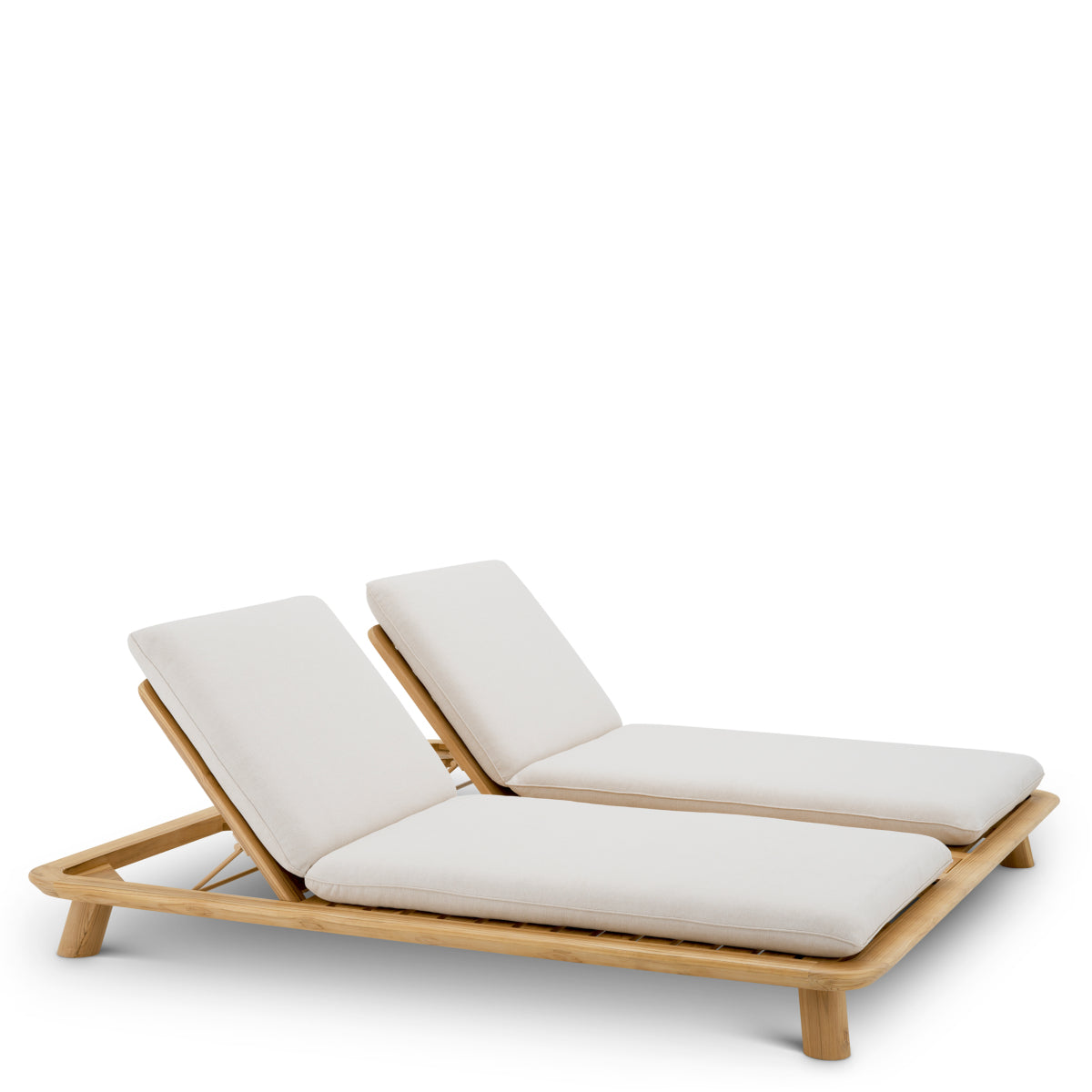 Outdoor Daybed Weston Double natural teak viola sand