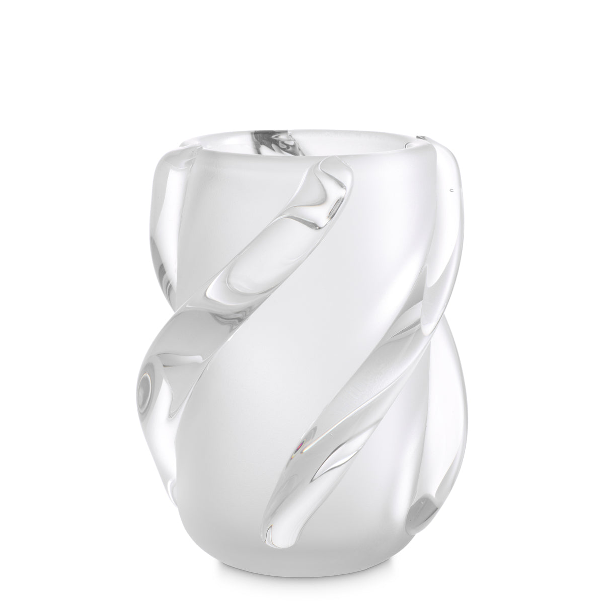 Vase Celestino S frosted white