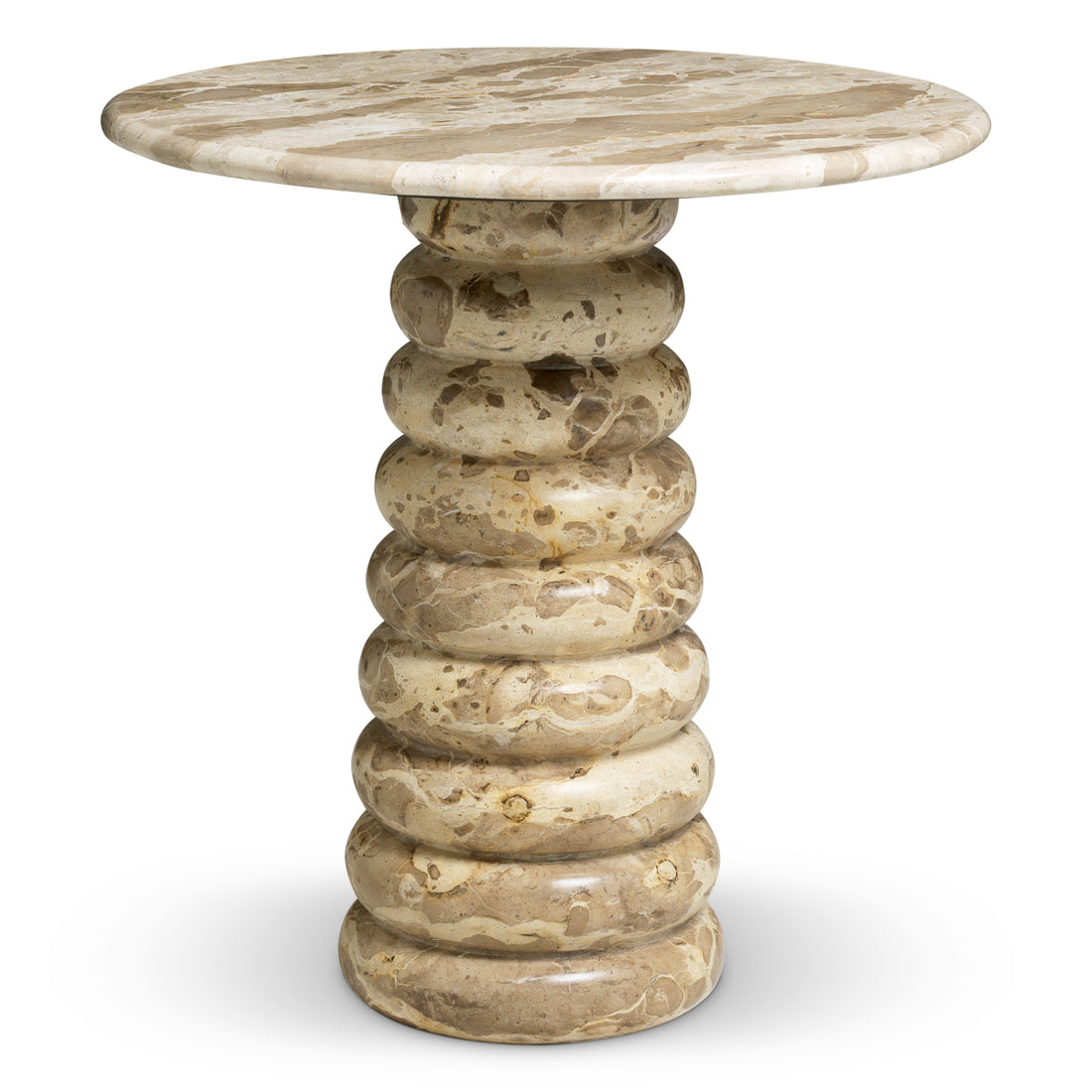 Side Table Lerici chocolate marble