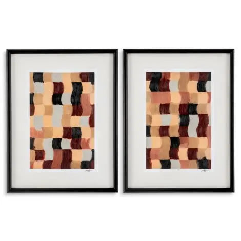 Prints Sun Baked Mosaïc by Grace Popp set of 2