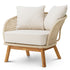 Outdoor Chair Trinity cream weave viola sand