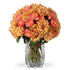 Bouquet Of Roses real touch three tone peach 72 pcs/3 varieties